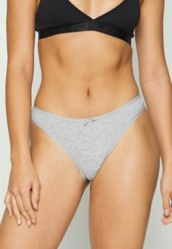 Anna Field Georgina 7Pp Thong Cotton - String - Black/Grey -Anna Field Verkoop 2024 e16abc47a87c45c3a176c2f7fb122131