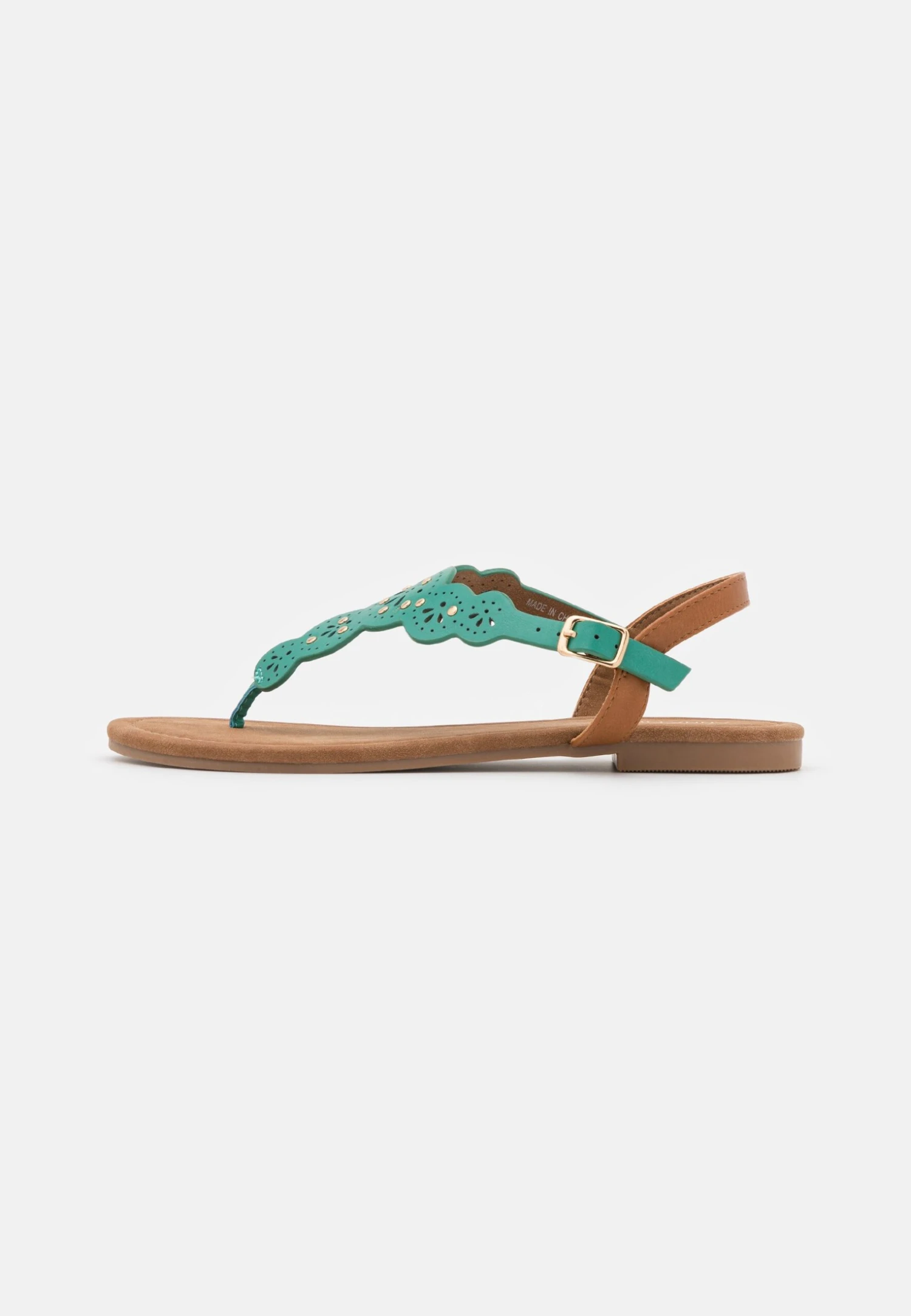 Anna Field Teensandalen - Turquoise 2 Anna Field Teensandalen - Turquoise - Afbeelding 2