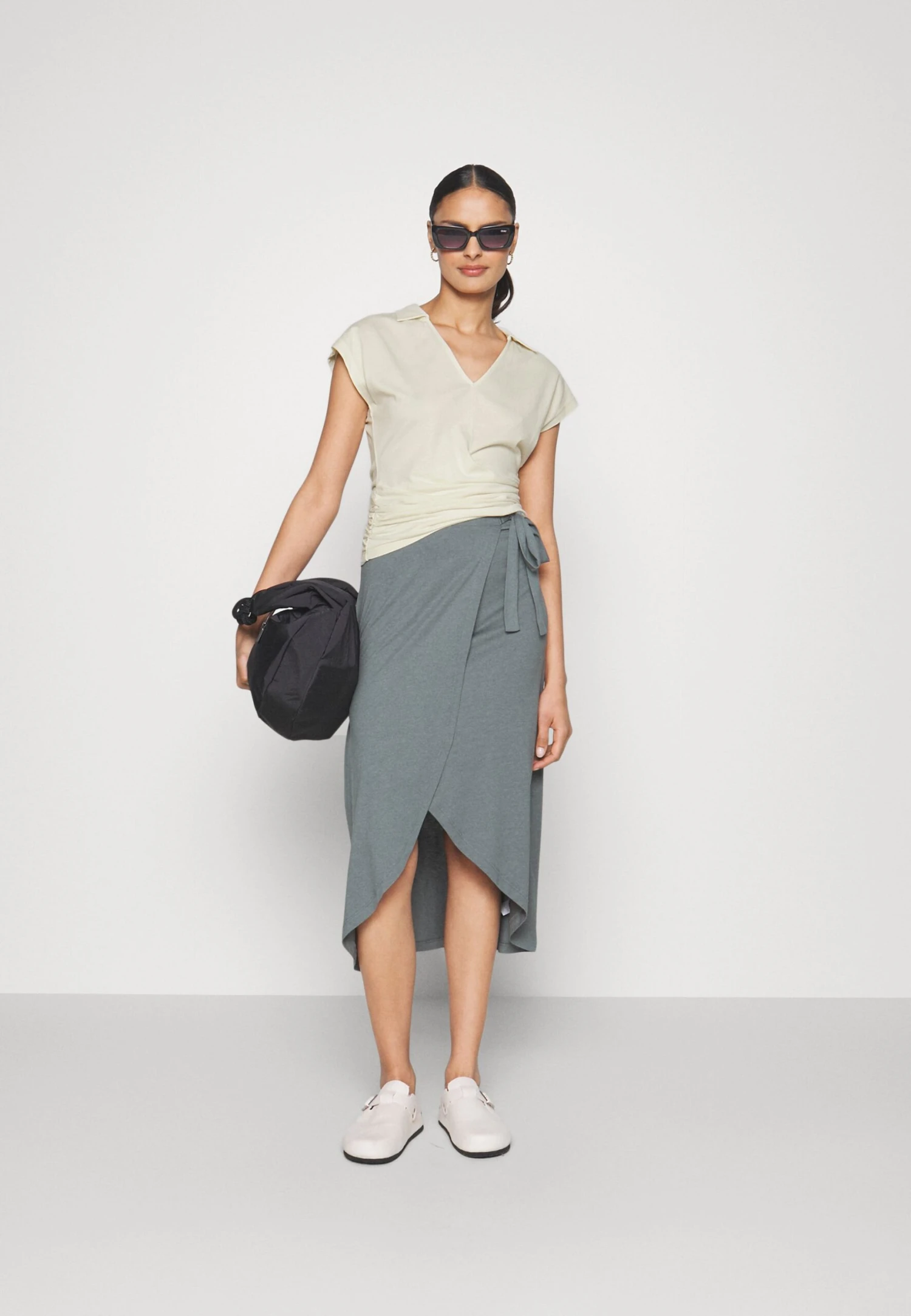 Anna Field Wrap Blouse- Blouse - Offwhite 2 Anna Field Wrap Blouse- Blouse - Offwhite - Afbeelding 2