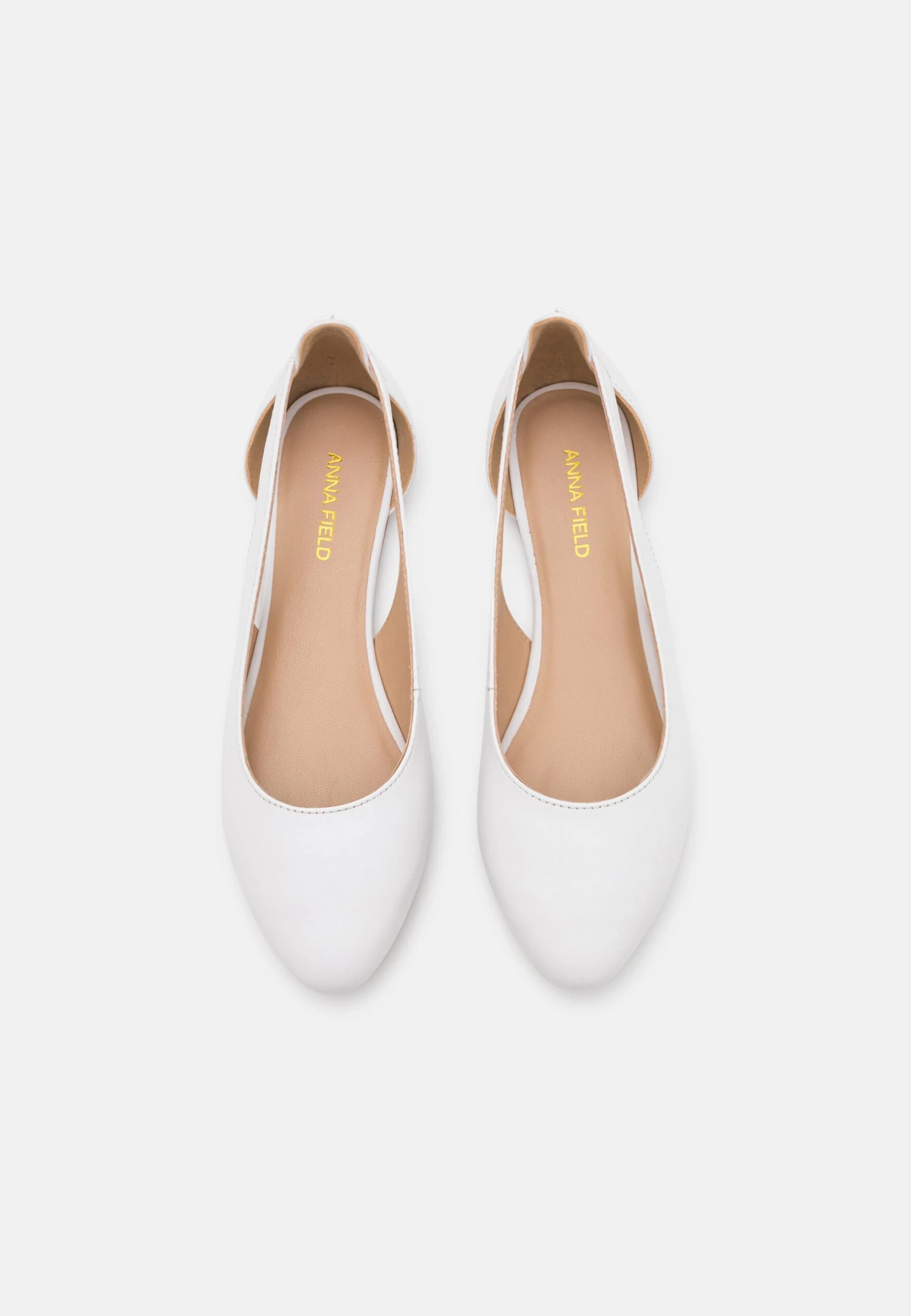 Leather- Ballerina'S - White 6 Leather- Ballerina'S - White - Afbeelding 6