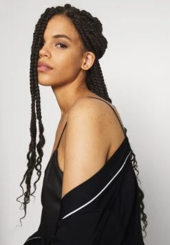 Anna Field Amanda Satin Dressing Gown - Badjas - Black -Anna Field Verkoop 2024 eed1478cfddd45b9a2232895a3abc79a