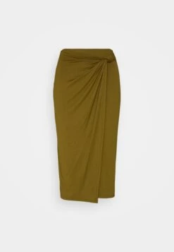 Anna Field Front Knot Midi Skirt - Kokerrok - Khaki -Anna Field Verkoop 2024 f1bd396162034cf88007b332d4b9f049