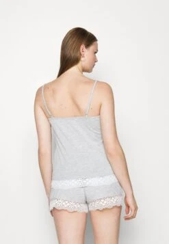 Anna Field Sarah Short Pj Set- Pyjama - Grey -Anna Field Verkoop 2024 fac223ad73094d89adfd8c08fd84f948